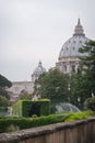 The Papal Basilica of Saint Peter in the Vatican.  Vatican City. Royalty Free Stock Photo