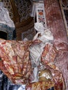 A tomb of a pope in St Peters basilica in Rome Italy