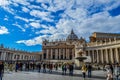 The Papal Basilica of Saint Peter in the Vatican, or simply Saint Peter`s Basilica is a renaissance style church in Vatican in