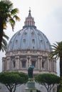 The Papal Basilica of Saint Peter in the Vatican. Vatican City. Royalty Free Stock Photo