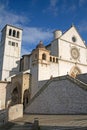 The Papal Basilica of St. Francis of Assisi Royalty Free Stock Photo