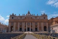 The Papal Basilica of St. Peter in the Vatican. Rome, Italy. Royalty Free Stock Photo