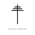 papal cross vector illutsration. Christians catholicism icons tribal vector collection peace jesus pictures. Cross spirituality, Royalty Free Stock Photo