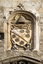 Papal Emblem at the Popes Palace, Avignon, France Royalty Free Stock Photo