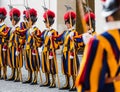 Papal Swiss Guard in uniform