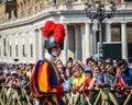 Papal Swiss Guard in uniform