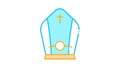 Papal Tiara Icon Animation