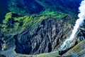 Papandayan mountain caldera former eruption