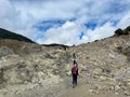 Papandayan Mountain Climbing Crater Area at Garut, West Java, Indonesia