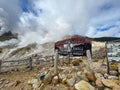 Papandayan Mountain Climbing Crater Area at Garut, West Java, Indonesia Royalty Free Stock Photo