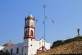 Church of Papantla with flyers in veracruz, mexico IV Royalty Free Stock Photo