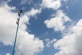 A group of voladores flyers climbing the pole to perform the traditional Danza de los Voladores Dance of the Flyers in Papantl Royalty Free Stock Photo