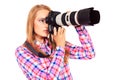 Paparazzo Royalty Free Stock Photo