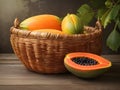 Papaya Background image