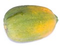 Papaya with clipping path