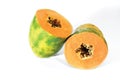 Papaya Fruit Isolated Royalty Free Stock Photo