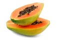 Papaya fruit isolated Royalty Free Stock Photo