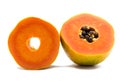 Papaya fruit isolated Royalty Free Stock Photo