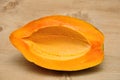 Papaya half Royalty Free Stock Photo