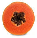 Papaya isolated on white background.