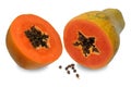 Papaya are rich in vitamin A and calcium.