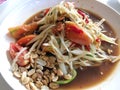 Papaya Salad with groundnut