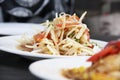 Papaya Salad, Somtum Thai Food Royalty Free Stock Photo