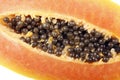 Papaya with seeds