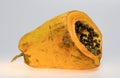 Papaya Seeds with there sweet orange fruity flesh used in Asian cultures has desserts