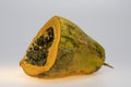 Papaya Seeds with there sweet orange fruity flesh used in Asian cultures has desserts