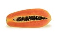 Papaya, sliced. Delicious fresh exotic healthy fruits Royalty Free Stock Photo