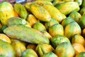 Papayas for sale in Costa Rica