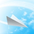 Paper airplane Royalty Free Stock Photo