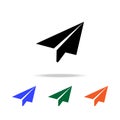 paper airplane icon. Elements of simple web icon in multi color. Premium quality graphic design icon. Simple icon for websites, Royalty Free Stock Photo
