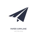 paper airplane icon on white background. Simple element illustration from Other concept Royalty Free Stock Photo
