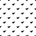 Paper airplane pattern vector