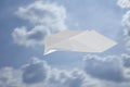 Paper Airplane Royalty Free Stock Photo