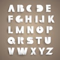 Paper alphabet