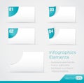 Paper Area Infographic Elements