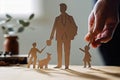 A Paper Art Tribute to Fatherhood - Generative AI