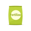 Paper bag with fertilizer icon