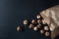 Paper Bag with fresh Champignons