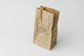 Paper bag mockup isolated background Royalty Free Stock Photo
