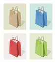 Paper bag for shopping