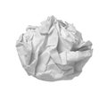 Paper ball office frustration waste Royalty Free Stock Photo