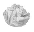 Paper ball office frustration waste Royalty Free Stock Photo