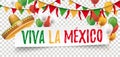 Paper Banner Buntings Chili Sombrero Cinco de Mayo