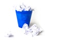 Paper-basket Royalty Free Stock Photo