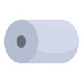 Paper big roll icon cartoon vector. Factory production Royalty Free Stock Photo