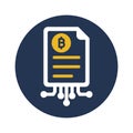 Paper, Bitcoin white paper, white paper, blockchain white paper fully editable vector icons